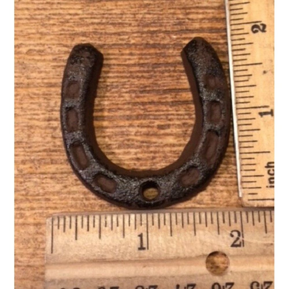 100 X-Small Horseshoes Rustic Cast Iron 2" Tall Set of One Hundred (100) 05211 - Picture 11 of 12